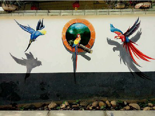 邵阳视觉错位-3D墙绘设计