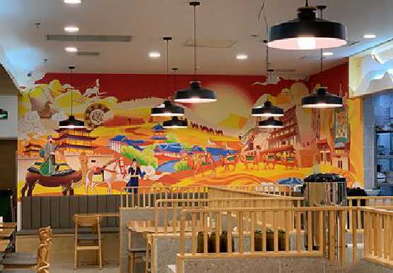 邵阳商业空间彩绘介绍。