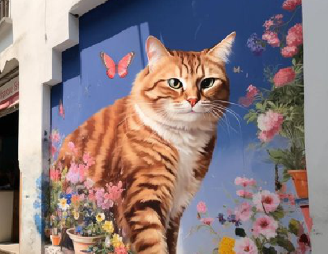 邵阳自己绘制有个性的手绘墙