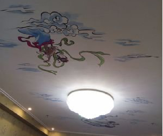 邵阳如何快速绘制天花板上的手绘墙？